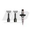 TOBERA - DSLA124P1659 / DSLA143P1058 - PARA INYECTOR CUMMINS- RAM 5.9 - 0445 120 114 / 212 / 273