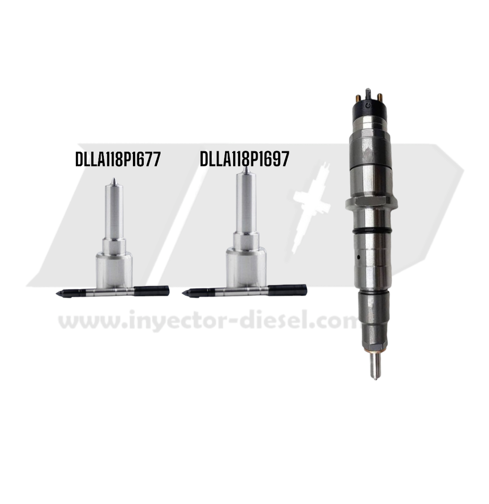 TOBERA -  DLLA118P1677 / DLLA118P1697 - PARA INYECTOR 8.3 ISC PEGASUS CUMMINS - 0445 120 112
