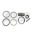 KIT DE LIGAS INTERNAS, EXTERNAS Y FLITRO CEDAZO - ID-36 - PARA INYECTOR  CUMMINS ISX- 4088327 / 4954434 / 4088301